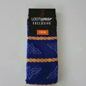 Loot Crate Wonder Woman Crew Socks